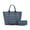 Navy, variant on MKF Collection Vegan Leather Tote Bags for Women with Wristlet Wallet, Fashionable Purse Handbag by Mia K. Coffee