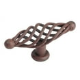 thumbnail image 2 of Century Hardware Saxon Collection 3-1/2" Wrought Iron Appliance Oval Knob - Natural Rust, 2 of 3