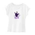 thumbnail image 3 of Camiseta para mujer Verano Suave Trajes Moda Cuello Redondo Camisa para Vacaciones Viajes, 3 of 7