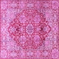 thumbnail image 1 of Ahgly Company Indoor Square Persian Pink Traditional Area Rugs, 7' Square, 1 of 4