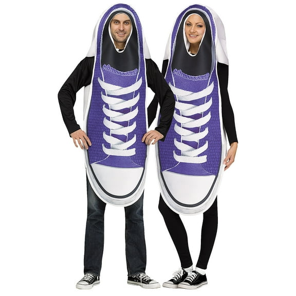 Fun World Sneakers Pair Couple Men's Halloween Fancy-Dress Costume for Adult, One Size