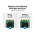 thumbnail image 4 of M.2 NVMe SSD To PCIE 4.0 Adapter Card, SSD Expansion Card Stable Transmission  For 2242 2230 SSD For, 4 of 8