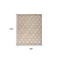 thumbnail image 4 of 7' X 10' Beige Geometric Flatweave Area Rug, 4 of 10