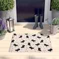 thumbnail image 2 of Dachshund Dog Flannel Non Slip Door Rugs,Washable Door Mats Indoor,Decorative Door Mats,Dirt-Resistant and Absorbent Doormat for Entrance,Bedroom,Kitchen,Bathroom,31.5x17in(80x43cm), 2 of 4