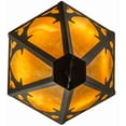 thumbnail image 5 of Meyda 173027 14 in. Church Inverted Pendant, Timeless Bronze Beige Ripple Glass, 5 of 7
