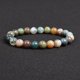 thumbnail image 1 of Genuine Natural Stone Bracelet Apatite Lapis Lazuli Agate Crystal Tiger Eye High Quality Gem Beads Bracelet Homme Jewelry Bangle, 1 of 5