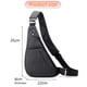 thumbnail image 2 of Mochila de un solo hombro bolso diagonal mochila de viaje impermeableHombro derecho negro, 2 of 6