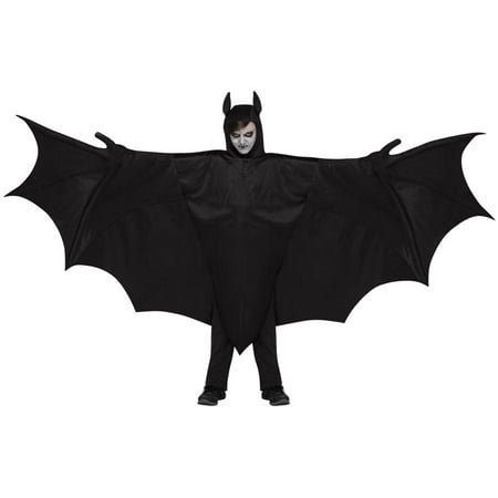 Wicked Wing Bat Child Halloween Costume, One Size, Up to 14