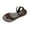 Brown, variant on Women'S Flat Sandals Women'S Toe Post Thong Sandals Open Toe Ankle Strap Dressy Flat Sandals Black 6(37)