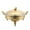 Gold, variant on Stainless Steel Catering Round Chafing Dish,Warmer Chafers Buffet Servers Sets Shabu Shabu Pot Catering Warmer Hotpot Soup Pot Cookware for Kitchen Party Dining Buffet