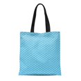 thumbnail image 1 of POGLIP Canvas Tote Bag Baby Blue Polka Dot Pattern Boy Retro Abstract Crafts Durable Reusable Shopping Shoulder Grocery Bag, 1 of 1