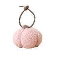 thumbnail image 2 of Loyerfyivos Fall Pumpkin Hanging Ornaments Mini Plush Fluffy Pumpkin Pendant Decorations Fabric Pumpkins Tree Crafts for Thanksgiving Farmhouse Harvest Autumn Home Party Decor (Pink), 2 of 6