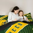 thumbnail image 5 of Manfei Sports Theme Full Size Comforter Sets,American Rugby Games Bedding Comforter Set,Green Bay Bedding Sets For Kids Boys,Microfiber Bedroom Decorative Reversible,3 Pieces, 5 of 8