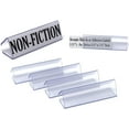 thumbnail image 1 of 3.15" L Wood Shelf Label Holder, Clip On Ticket Holder for Shelves .6" to .9" Thick, 25 Pack, 1 of 7