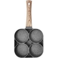 thumbnail image 1 of Egg Frying Pan, 4 Hole Non-stick Fried Egg Burger Pan, Breakfast Egg Pancake Pan, 1 of 4