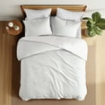 thumbnail image 4 of Regency Heights Comforter Sets Twin/Twin-XL, 2 Piece Soft Bedding Sets, Off-White Comforter Bed Set with Pillow Shams, 4 of 9
