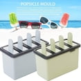 thumbnail image 2 of Paletas De 4 Cavidades, Molde De Helado Reutilizable Para Paletas De Bricolaje, Suministros De Cocina De Yogur Eigraketly HA041746-01, 2 of 6