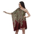 thumbnail image 1 of Moomaya Imprimé Épaule Robe d'Été Femmes Robes de Cocktail Robe de Plage, 1 of 6