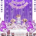 thumbnail image 5 of Purple Butterfly Birthday Cake Topper, by Joymemo, 5 of 5