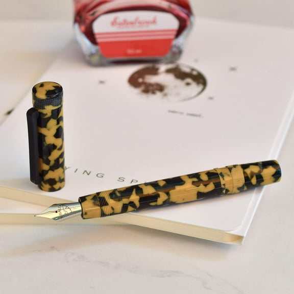 Tibaldi Perfecta LP Vinyl Yellow Fountain Pen