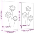 thumbnail image 2 of vidaXL Garden Wall Decoration Rusty Corten steel 41.3 x 21.7 in, 2 of 7