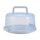 thumbnail image 1 of Toystoory Bonita caja redonda para pasteles con asa, estante de almacenamiento ligero para repostería, contenedor para postres, caja con tapa, Almacenamiento y organización del hogar Azul, 1 of 5