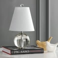 thumbnail image 3 of JONATHAN Y Goddard 16" Crystal Ball/Metal LED Table Lamp, Clear, JYL2079A, 3 of 9