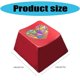 thumbnail image 3 of Aluminium Alloy Metal Keycap Original Profile Keycap Featuring Colorful Heart Pattern for Mechanical Keyboards Silver, 3 of 4