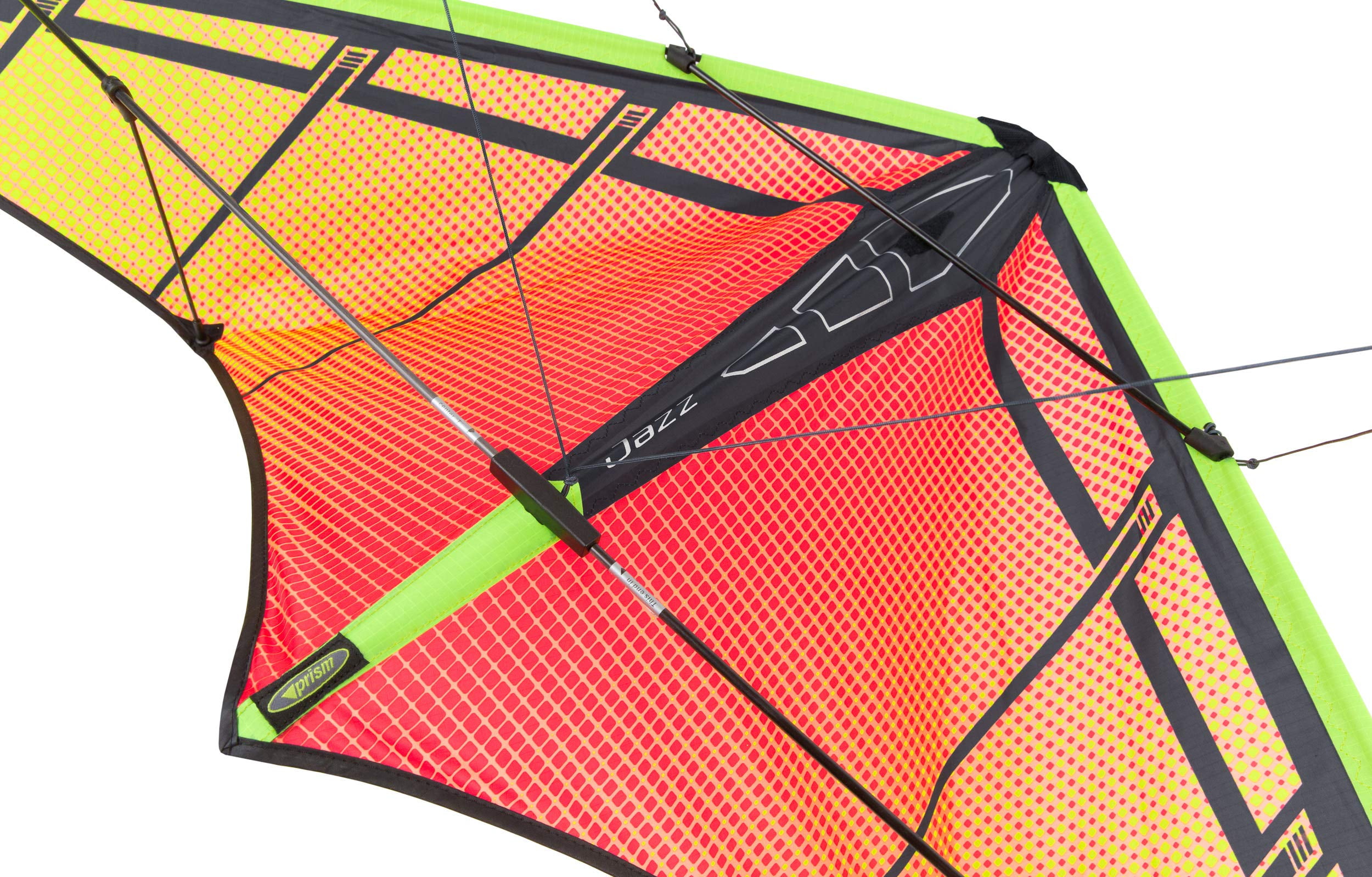 Prism Kite Technology Jazz Dual-line Sports Kite, Ready to Fly with Flying Lines, Wrist Straps, Winder, Instructions and Storage Bag