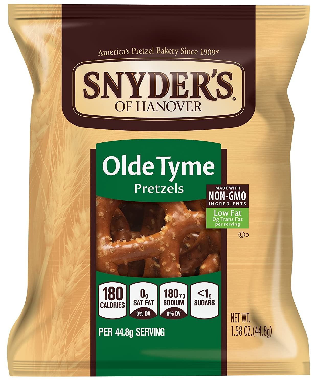 Snyder's of Hanover Olde Tyme Pretzels, 1.58 Ounce (Pack of 60