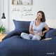 thumbnail image 5 of Juego de Funda para Edredon Duvet Dreamlab, Tamaño King Size, Color Azul Marino, 3 Piezas, 5 of 9