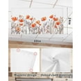 thumbnail image 7 of Fluorescent Light Covers for Ceiling Lights 3 Pack, Orange Spring Floral Magnetic Ceiling Light Covers 2x4ft for Classroom Office School, Watercolor Summer Botanical Overhead Drop Ceiling Light Shade, 7 of 7