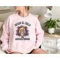 thumbnail image 2 of Virgen De Guadalupe Sweatshirt – Desde El Cielo Una Hermosa Mañana, Cute Virgin Mary Crewneck, Religious Latina Apparel, Faith-Based Gift for Women, 2 of 4
