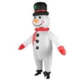 thumbnail image 1 of Disfraz Inflable de Navidad, Disfraz inflable De Muñeco de Nieve 5.9 Pies Fácil de Inflar El Agua Resistente A Los Carnavales para la Fiesta de Cosplay, 1 of 7