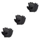 thumbnail image 3 of Guantes deportivos Advancent medio dedo Negro S CBP437758, 3 of 6