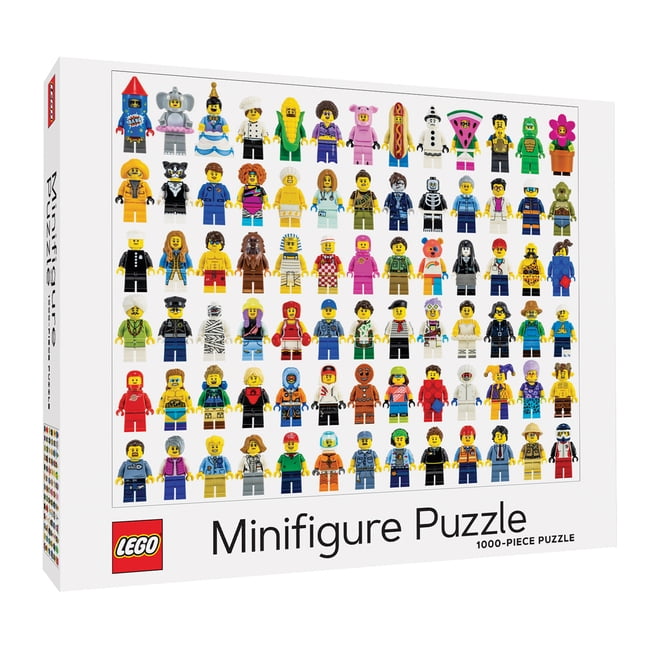 Lego Minifigure 1000 Piece Jigsaw Puzzle Bricks Chronicle Books for sale online 