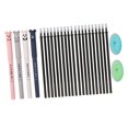 thumbnail image 3 of 20Pcs Erasable Pen Refills Kids School Writing Stationery for Business Home Black Ink, 3 of 9