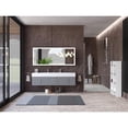 thumbnail image 6 of Nile 72" Gray Wood Floating Vanity with White Top and Chrome Trim, 6 of 10