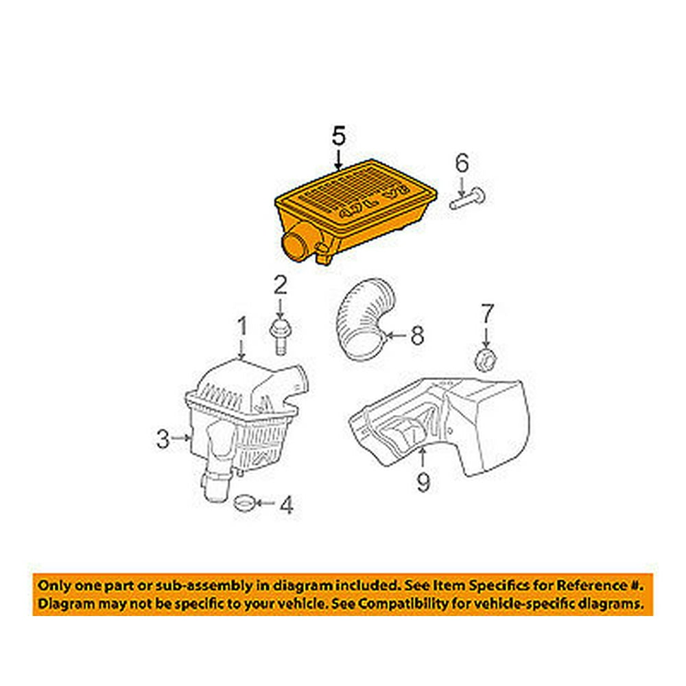 Jeep CHRYSLER OEM 0507 Grand Cherokee 4.7LV8Exhaust Resonator