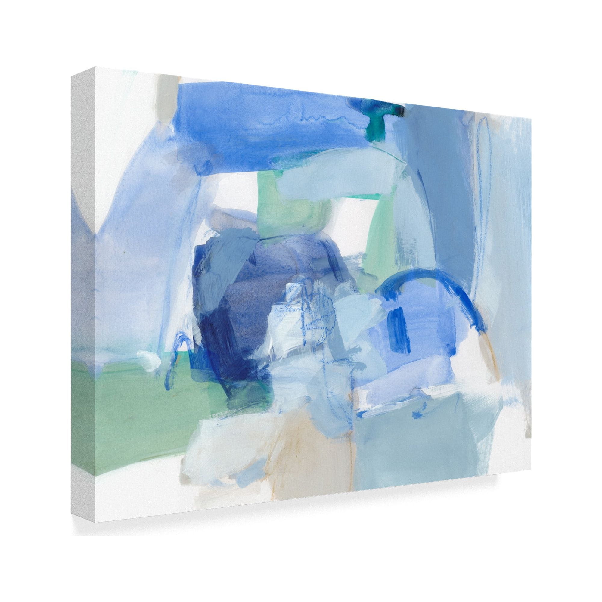 Trademark Fine Art 'Blue Formation II' Canvas Art by Christina Long