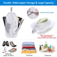 thumbnail image 4 of Bolsas para zapatos SelfTek Travel, paquete de 6, impermeables para la familia, 4 of 7