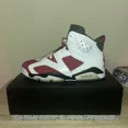 thumbnail image 3 of Size 10.5 - Jo r-dan 6 Retro OG Mid Carmine, 3 of 6