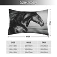 thumbnail image 2 of Balery Running Horse Funda de Cojín Estampada, Regalos para Mujeres, Regalos de Amor para Ella, Regalos para Novia o Esposa, Funda de Almohada-16"x24", 2 of 6