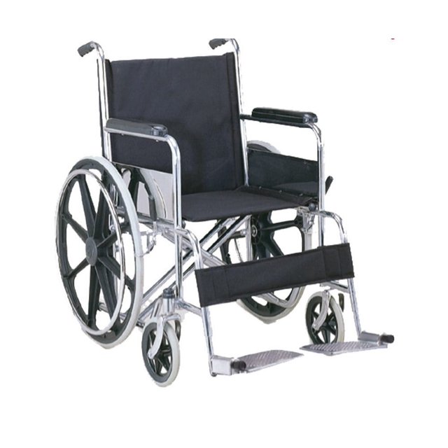 Silla de Ruedas Standar Wellpro + Cojin de Espuma de Memoria Cuadrado Wellpro