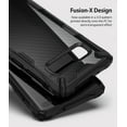thumbnail image 6 of Ringke Fusion-X Case Compatible with Samsung Galaxy S10 Plus, Transparent Hard Back Shockproof Advanced Bumper Cover - Carbonfiber Black, 6 of 8