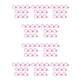 thumbnail image 1 of Naiovety Anillos fijos Sellado ligero Lazos para bolsas de pastelería Sin fugas Utensilios para hornear Utensilios de cocina Suministros para 10 piezas rosa 10Conjunto, 1 of 6