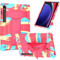 elitegadget Dual Layer Case for Samsung Galaxy Tab S9 FE 10.9" SM-X510/X516/X518, Galaxy Tab S9 11" SM-X710/X716/X718 - Hybrid Dual Layer Case Cover with Kickstand (Candy/Pink)