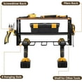 thumbnail image 7 of Wall Mounted Power Tool Organizer, Garage Drill Holder Storage Rack, 7 of 7