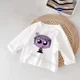 thumbnail image 3 of Camiseta de manga larga con estampado circular para niños y niñas, ropa de otoño, Tops de cuello redondo de dibujos animados de Anime, 3 of 5