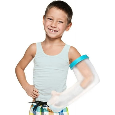 Kids Arm Cast Cover for Shower Bath - Waterproof and Watertight Cast Bandage Protector Bag